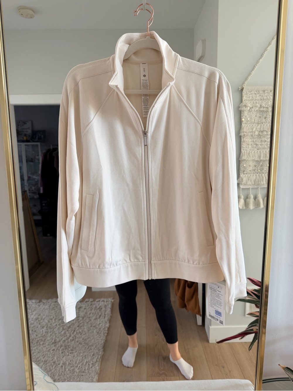 lululemon athletica Cream Full-Zip Jacket